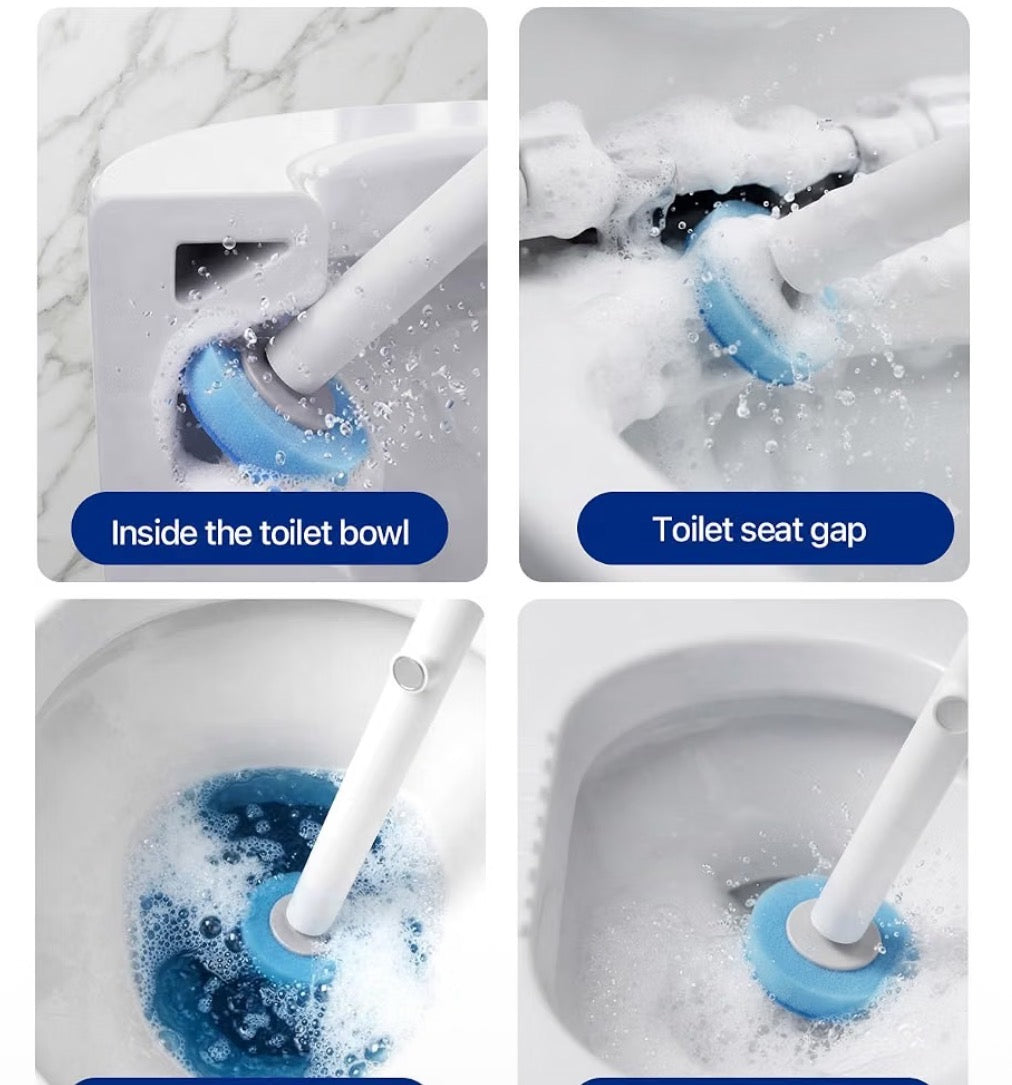 LUMO™ Disposable Toilet Brush Kit – 12 Scented Refills Included